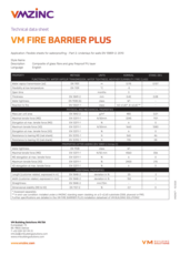 VM FIRE BARRIER PLUS -  Technical Data Sheet